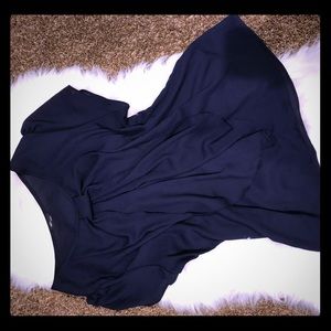 Navy blouse